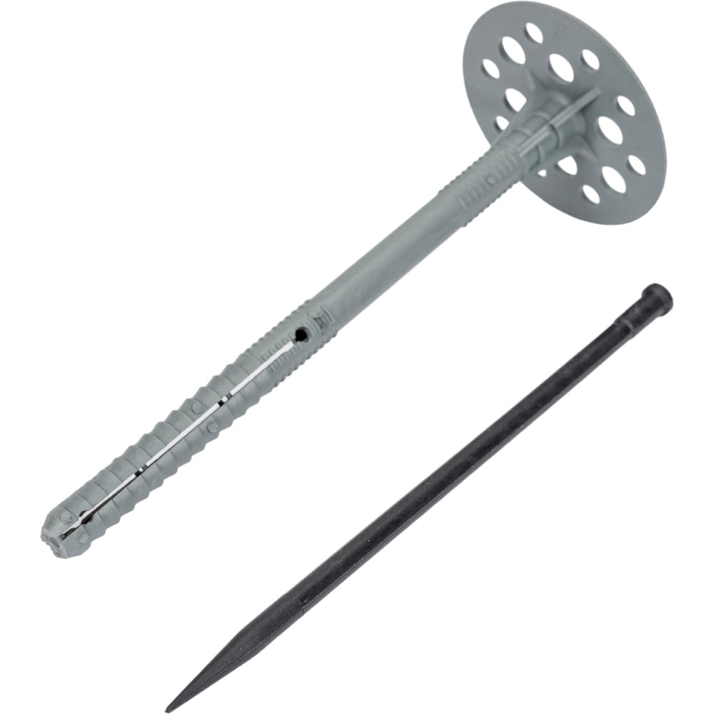 Изображение товара Gigant дюбель для теплоизоляции гриб 10x160 с гвоздем 50 шт