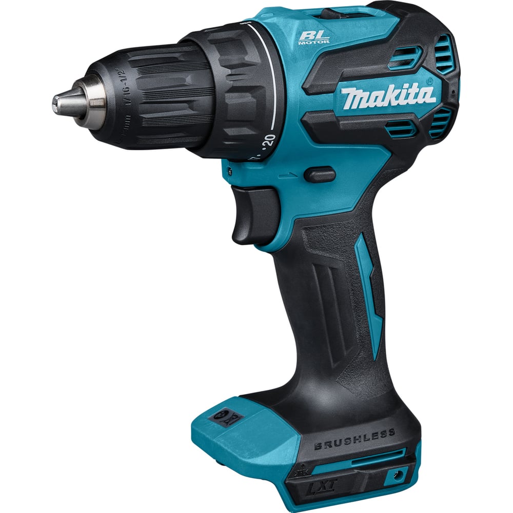 Изображение товара Дрель-шуруповерт аккумуляторная Makita LXT 18В BL XPT , 13мм, 50/27Нм DDF490Z