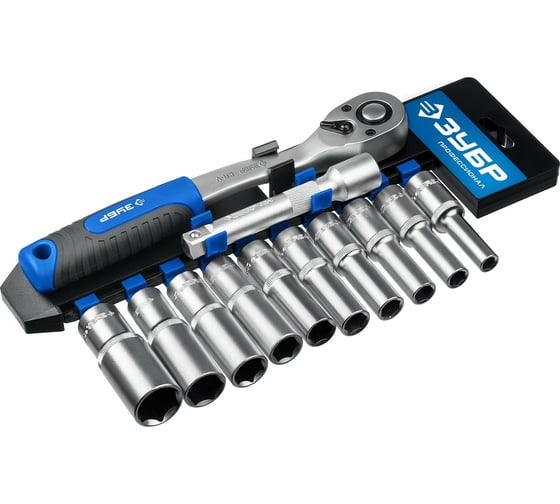 Изображение товара Набор торцовых головок ЗУБР Профессионал ТБ-12У 12 предм 27650-H12