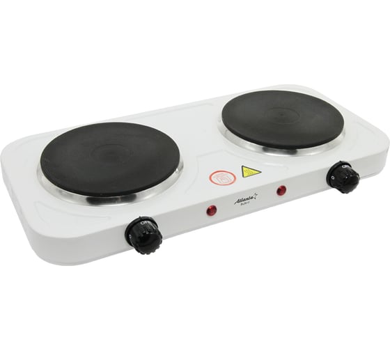 Изображение товара Двухконфорочная электроплитка Atlanta ATH-1739 white
