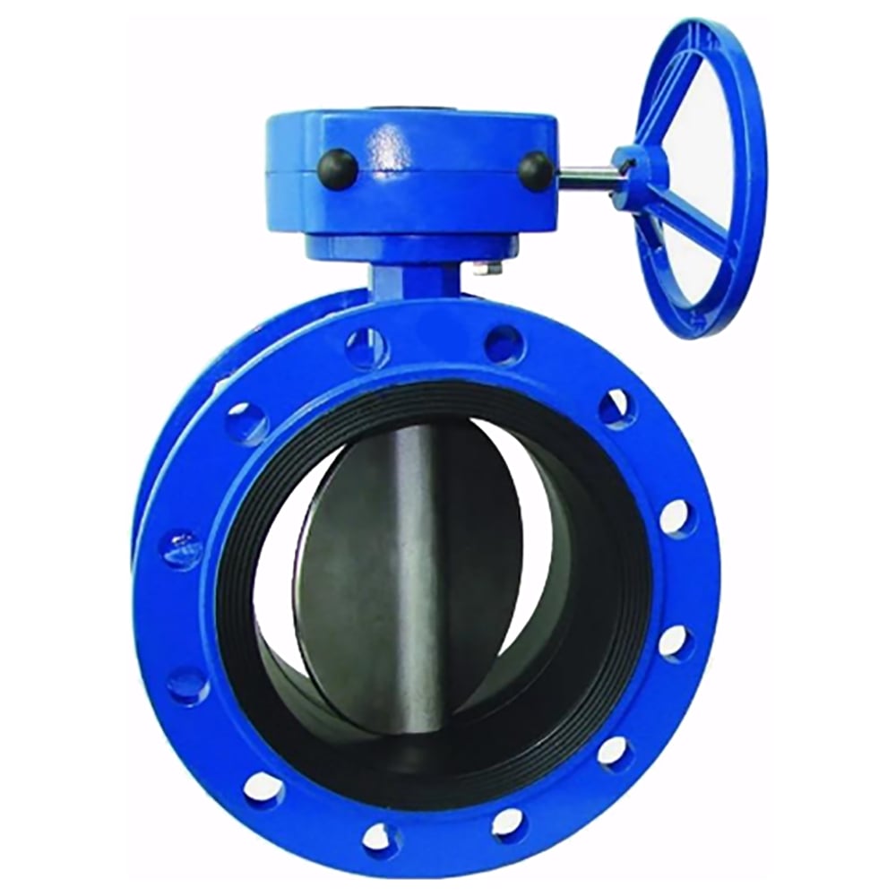 Затвор дисковый DN.ru GGG40-304-EPDM-2W-F-R Ду250 Ру16 фланцевый, с редуктором D050-55958
