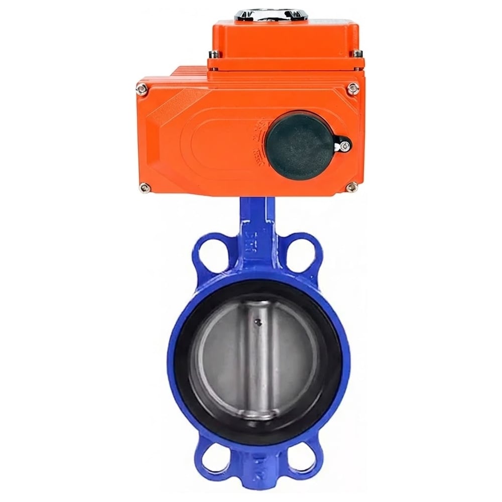 Изображение товара Затвор дисковый DN.ru GGG50-316-NBR Ду40 Ру16 с электроприводом QT2-003-220VAC