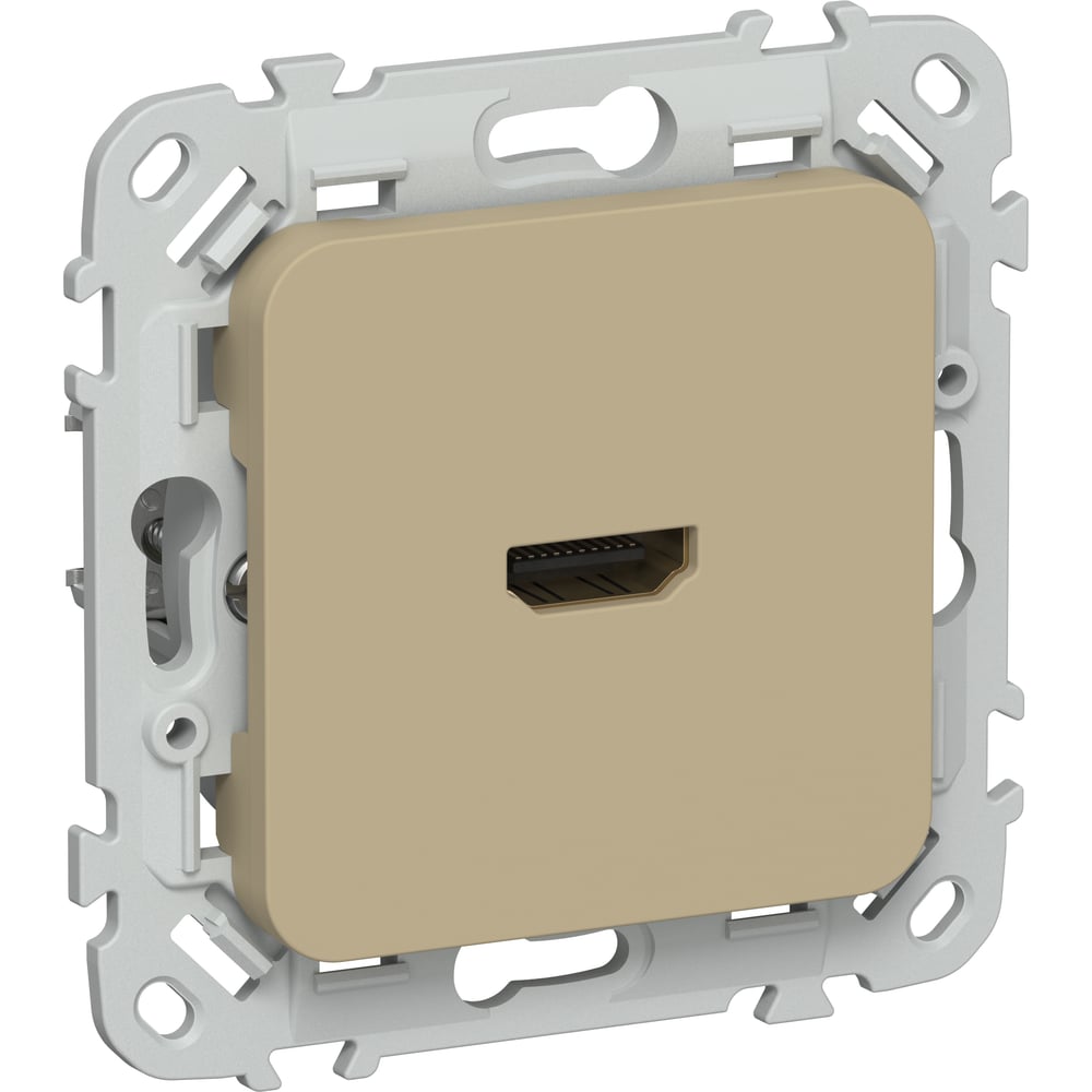 Изображение товара Розетка HDMI IEK FLITE РШДМА-ФлХ хаки 1 пост IP20 встроенная