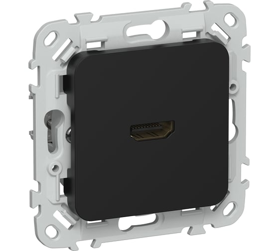 Изображение товара Розетка HDMI IEK FLITE РШДМА-ФлЧ черный FI-H10-K02