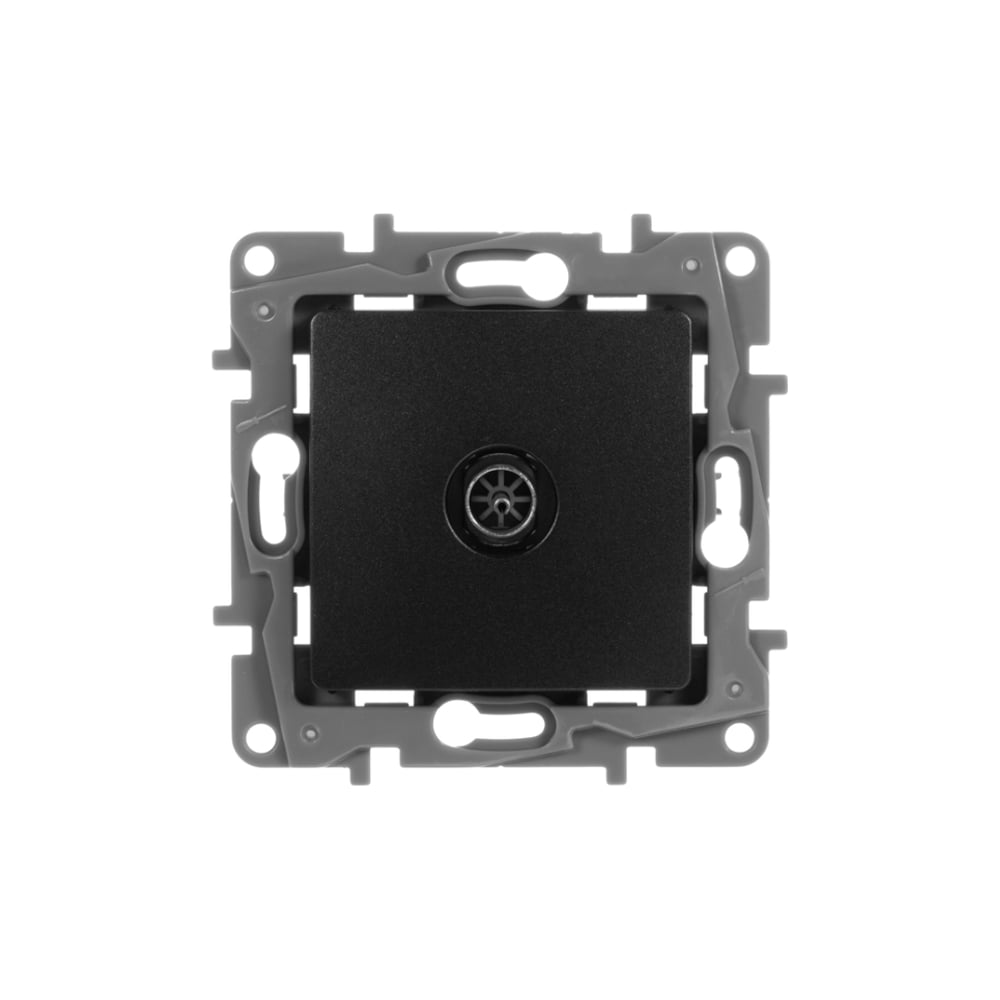 Изображение товара Розетка TV IEK ETIKA тип звезда, антрацит 672651