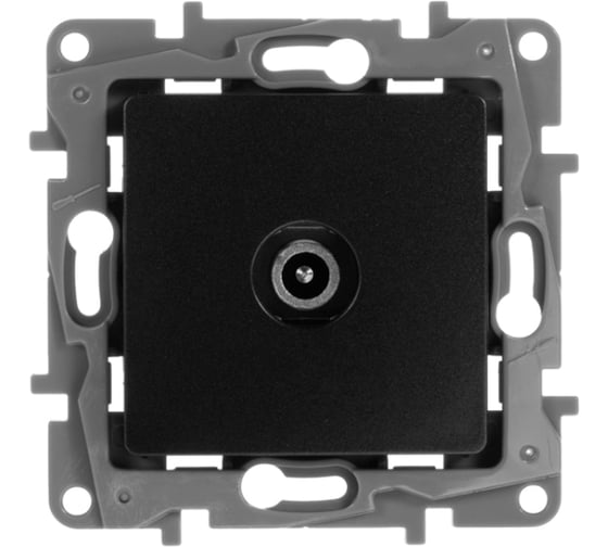 Изображение товара Розетка TV IEK ETIKA проходная, антрацит 672663