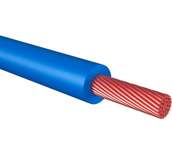 Изображение товара Провод МАРПОСАДКАБЕЛЬ ПуГВнг(A)-LS 1x6мм2 , 100м, голубой ПуГВнг(A)-LS6-100м-голубой