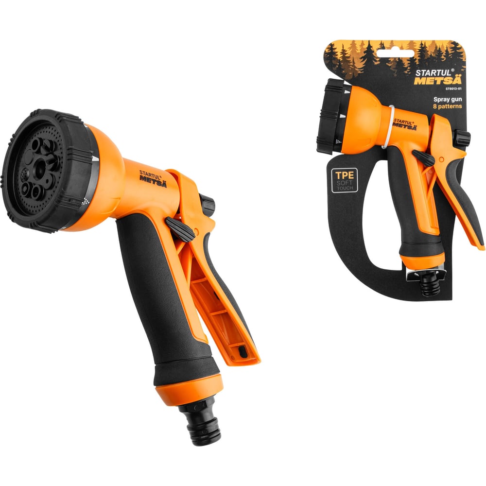 Изображение товара Пистолет-распылитель STARTUL 8-позиционный METSA (ST6013-01) ЦЗ-0027501760