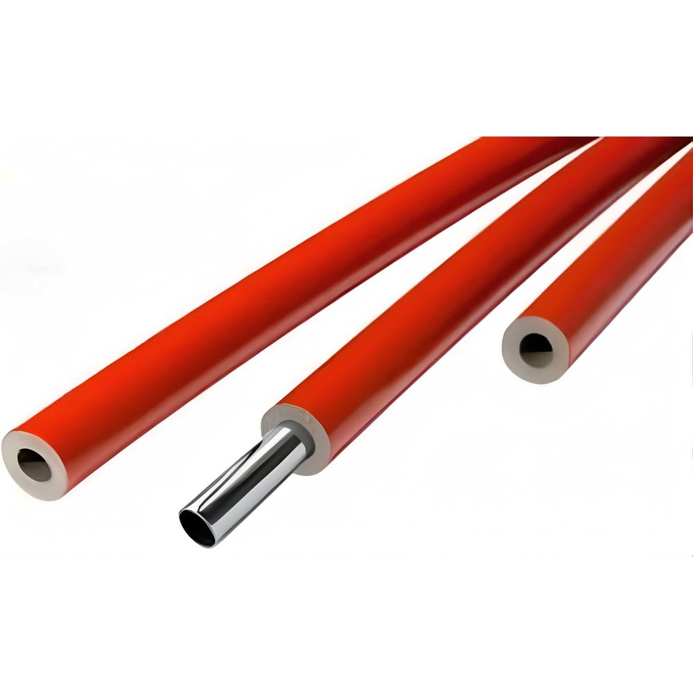Изображение товара Теплоизоляция полутрубчатая Сварком 18 9 мм 2м красный упак 3 шт