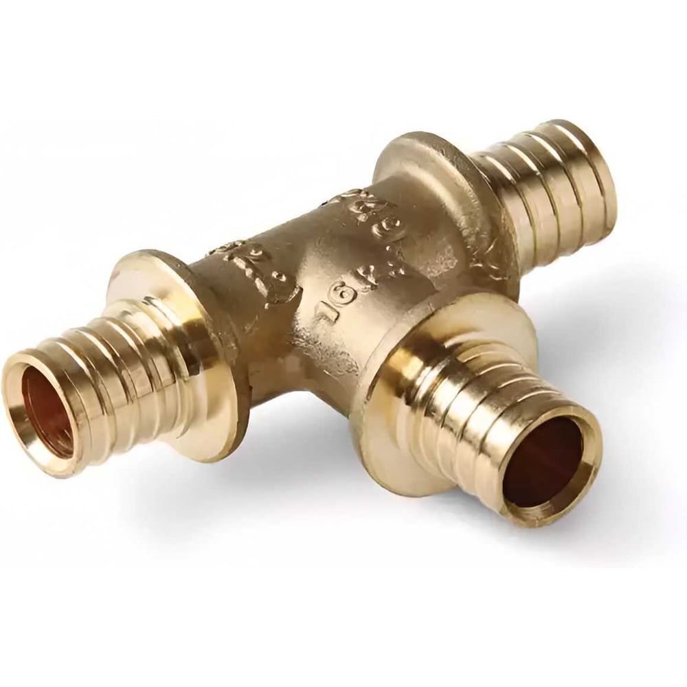 Изображение товара Тройник для водопровода и отопления из латуни d=20 мм СанТех s029536