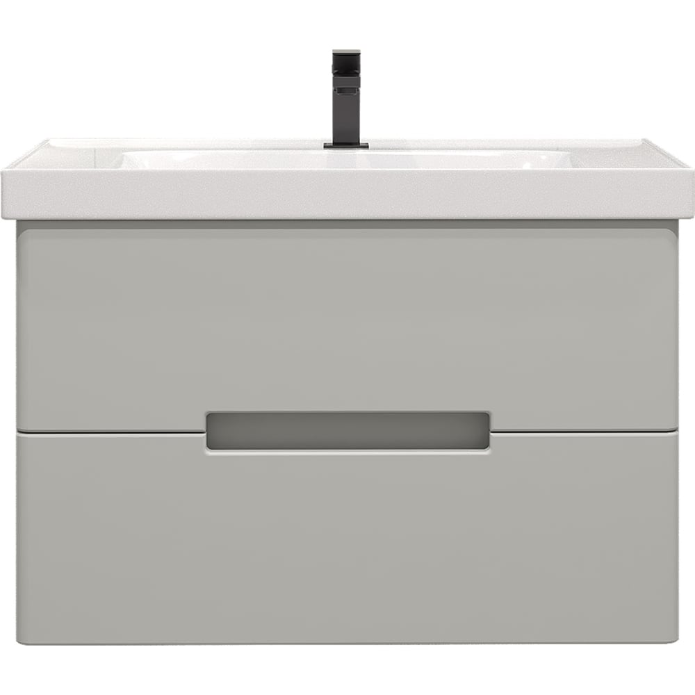 Изображение товара Современный мебельный комплект Ruvann Кани Грей 70 для ванной комнаты