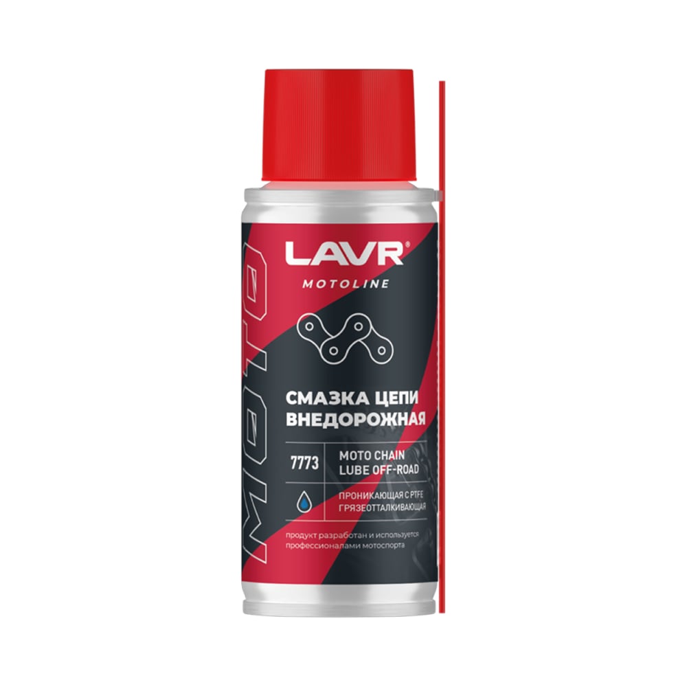 Изображение товара Смазка цепи LAVR motoline внедорожная для мотоциклов Ln7773 0.14 л