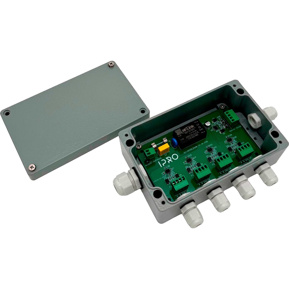 Изображение товара Сплиттер IPRO DMX DMX512 1x4 IP65 усилитель сигнала для освещения и умных устройств