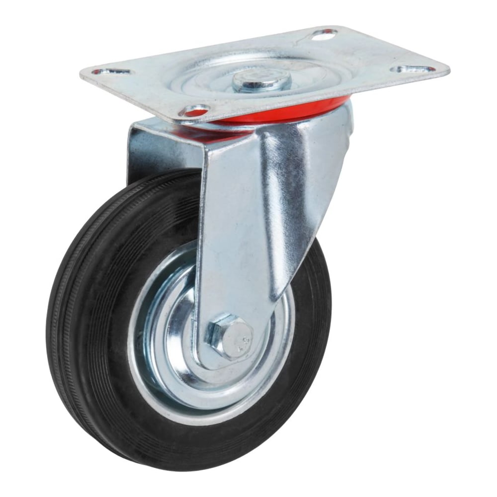 Изображение товара Опора колёсная STARFIX d-100мм на площадке без фиксатора