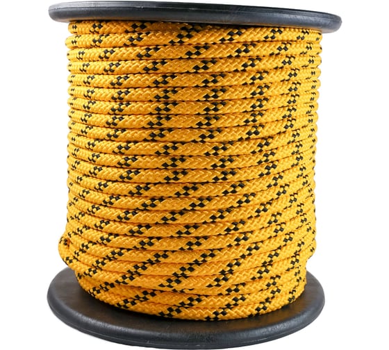 Изображение товара Канат полипропиленовый плетёный ТОРГОВО-ПРОИЗВОДСТВЕННАЯ КОМПАНИЯ МДС 12мм 16пр. с сердечником (50м) 7930050323329