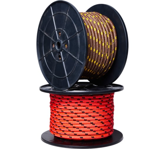 Изображение товара Канат полипропиленовый плетёный ТОРГОВО-ПРОИЗВОДСТВЕННАЯ КОМПАНИЯ МДС 12мм 16пр. с сердечником (50м) 7930050323329