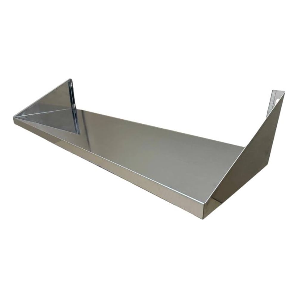 Изображение товара Навесная полка из нержавеющей стали 80х30 см - прочная и универсальная