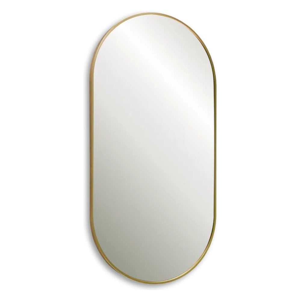 Изображение товара Зеркало DREJA GLOW 50x100 см с золотой рамой из алюминия для современного интерьера