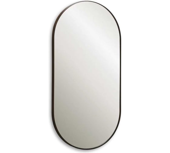 Изображение товара Зеркало DREJA GLOW, 50x100 см, алюминиевый профиль, черный 99.2036