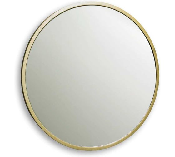Изображение товара Зеркало DREJA MIRO, 70x70 см, металлическая рама, золото 99.2043