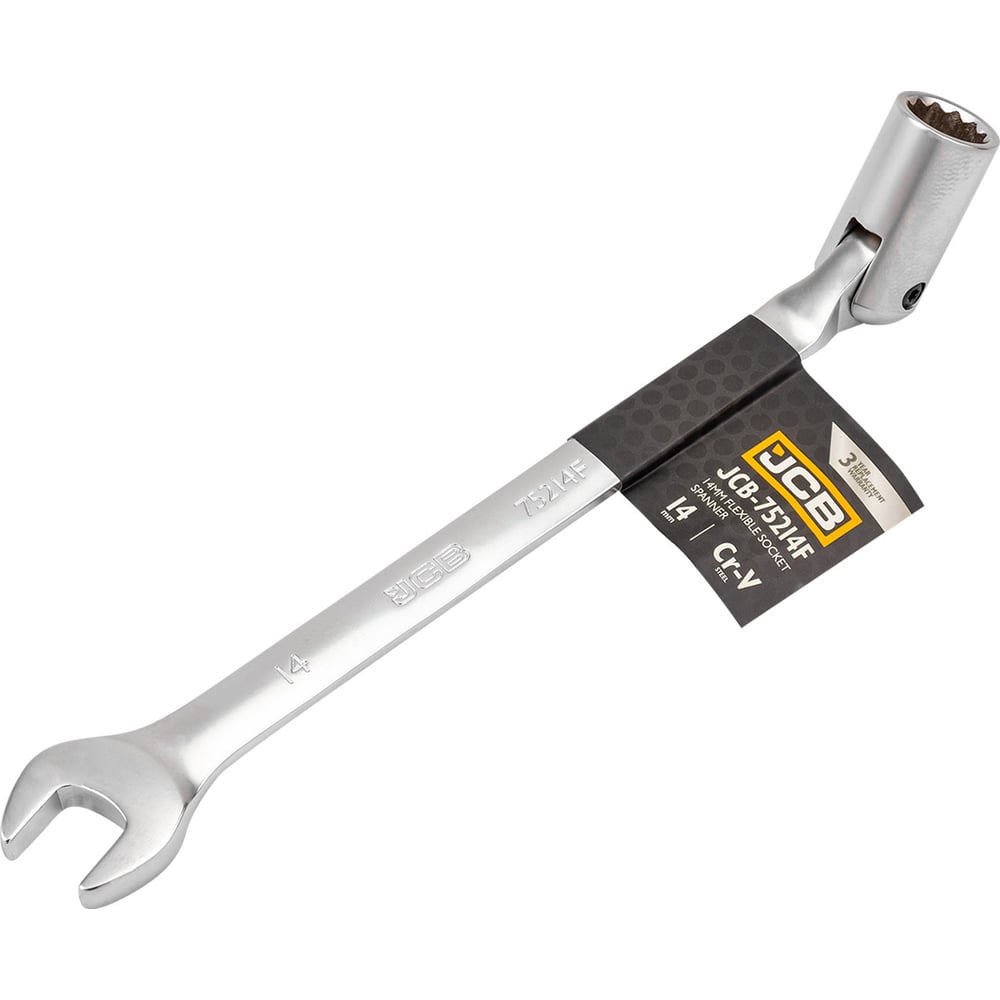 Изображение товара Ключ рожково-торцевой шарнирный JCB 14мм -75214F(66105) JCB-75214F(66105)