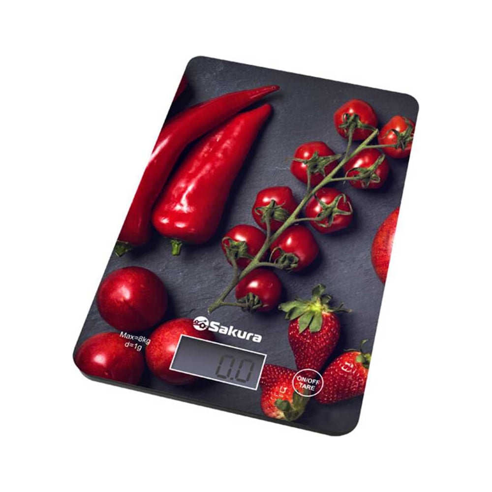 Изображение товара Кухонные электронные весы Sakura SA-6077BS 8кг сенсорное управление