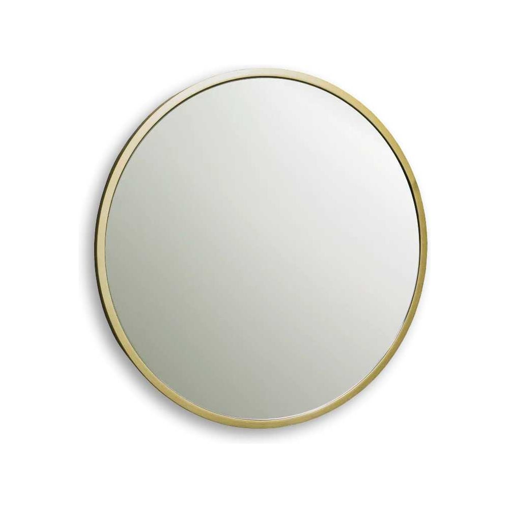 Изображение товара Зеркало DREJA MIRO 80x80 см с подсветкой золотая рама металл современное оформление