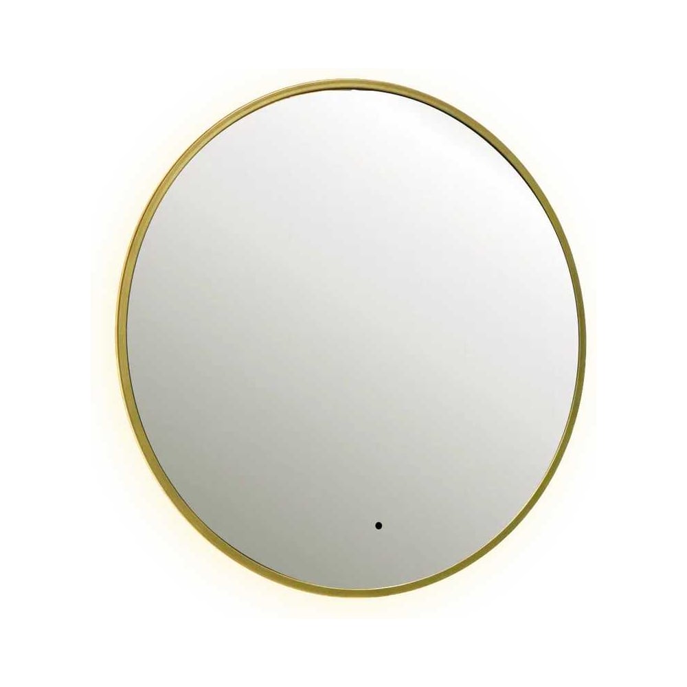 Изображение товара Зеркало DREJA SHINE с LED-подсветкой 80x80 см и металической рамой золото