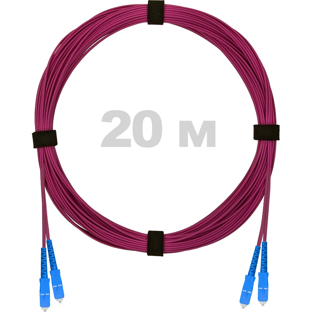 Изображение товара Оптический патч-корд ENGINOVA SC/UPC-SC/UPC 20 м OM4 для высокоскоростных сетей