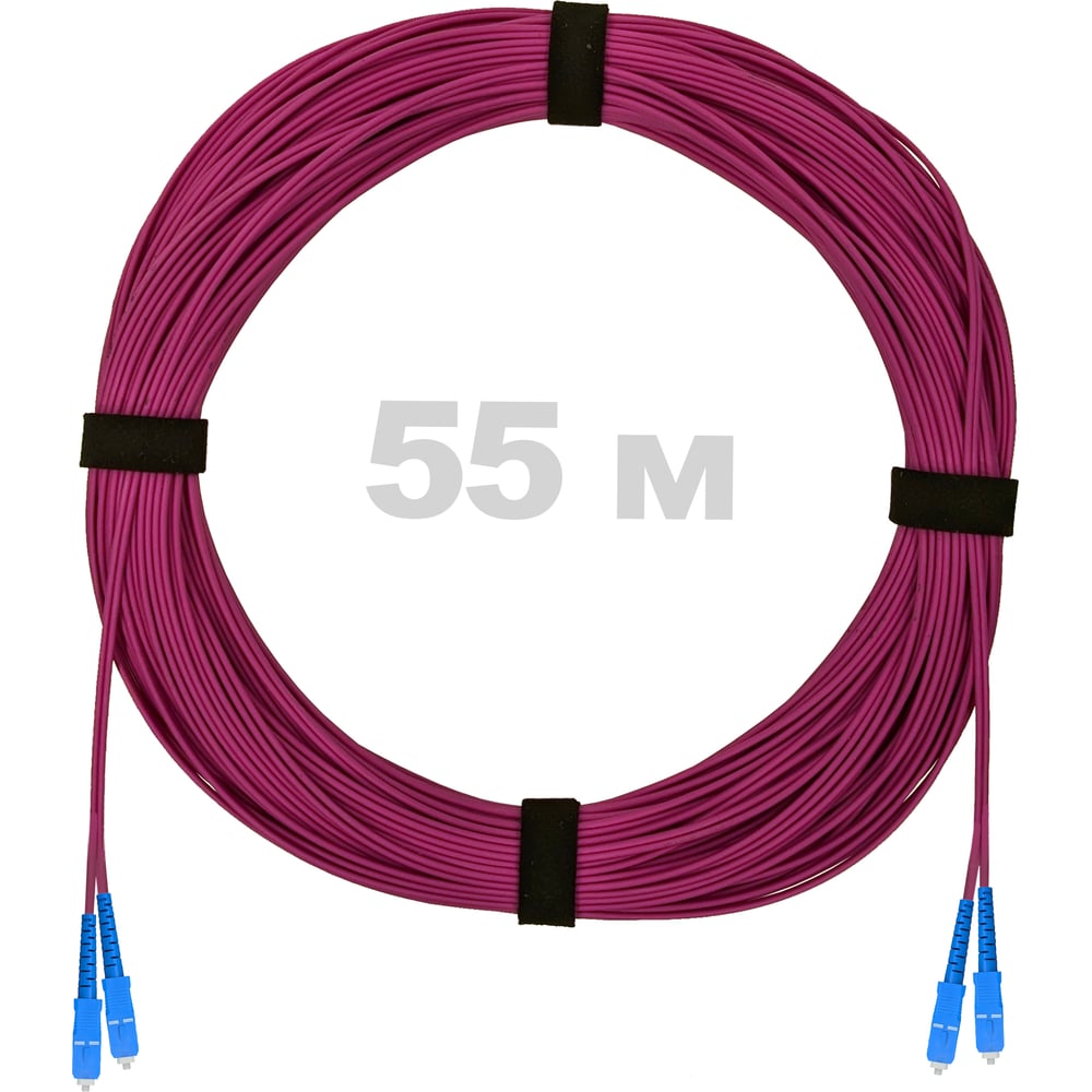 Изображение товара Оптический патч-корд ENGINOVA SC/UPC-SC/UPC MM OM4 55м LSZH двойной