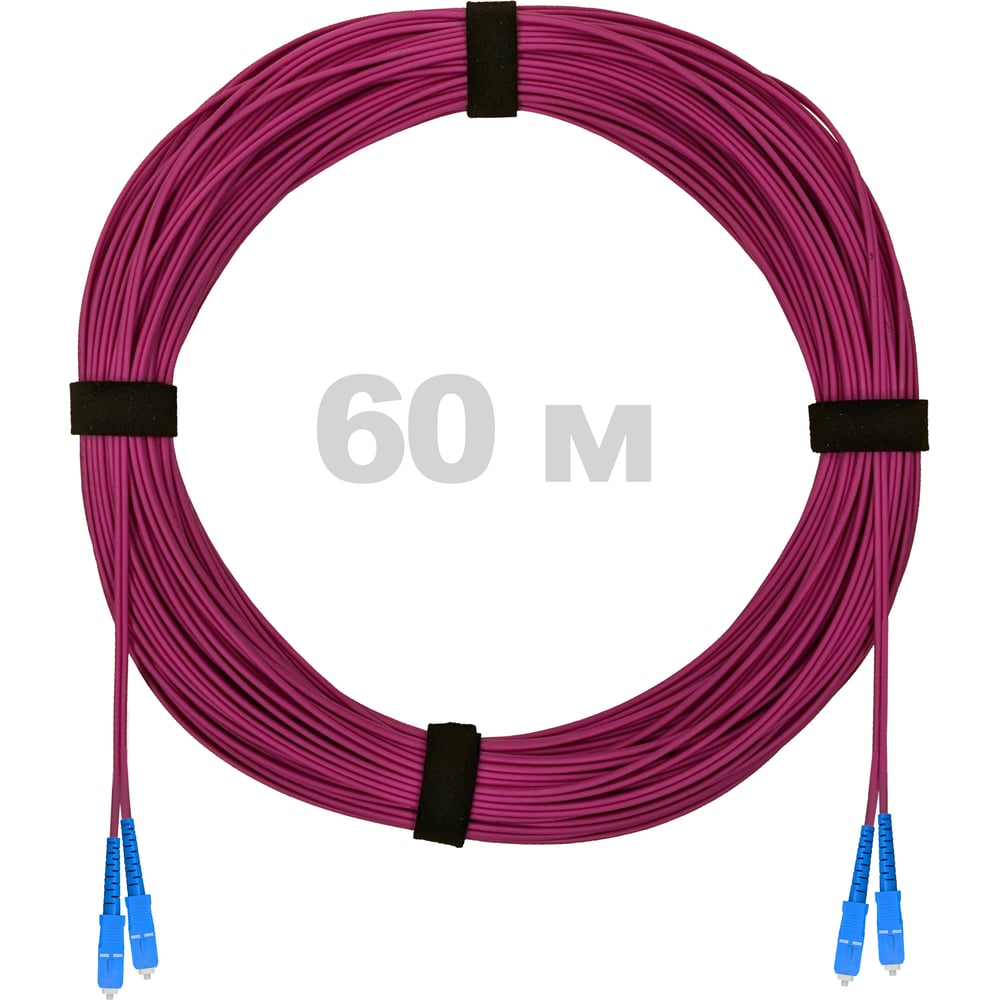 Изображение товара Оптический патч-корд ENGINOVA SC/UPC-SC/UPC 60м OM4 LSZH Dуплекс