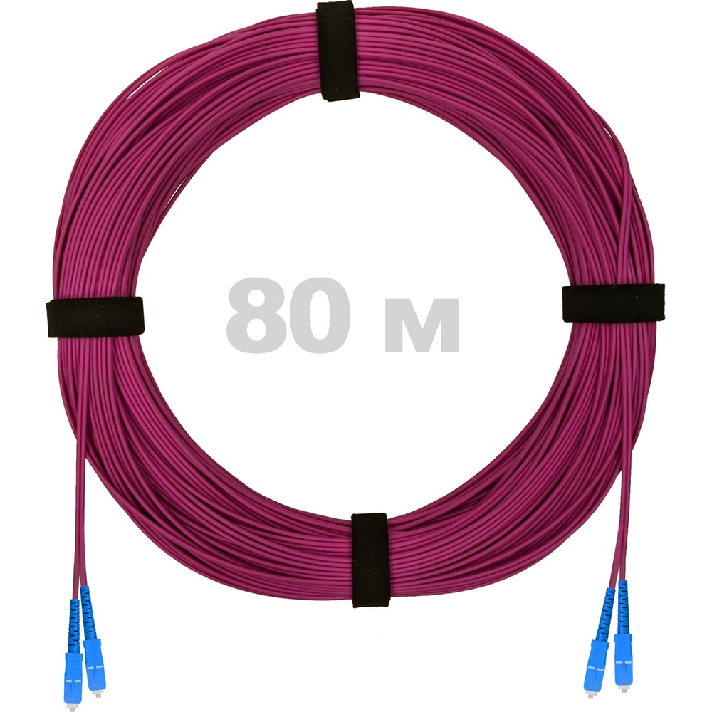 Изображение товара Оптический патч-корд ENGINOVA SC/UPC-SC/UPC MM OM4 80м LSZH