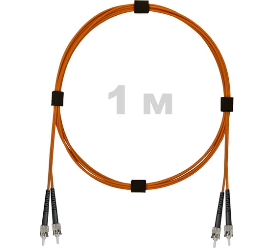 Изображение товара Патч-корд оптический ENGINOVA ST/PC-ST/PC MM (OM2) 2mm duplex LSZH, 1 м ENG-PC2.0-DX-2ST-OM2-1m-LSZH-OR