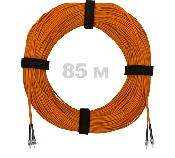 Изображение товара Патч-корд оптический ENGINOVA ST/PC-ST/PC MM (OM2) 2mm duplex LSZH, 85 м ENG-PC2.0-DX-2ST-OM2-85m-LSZH-OR