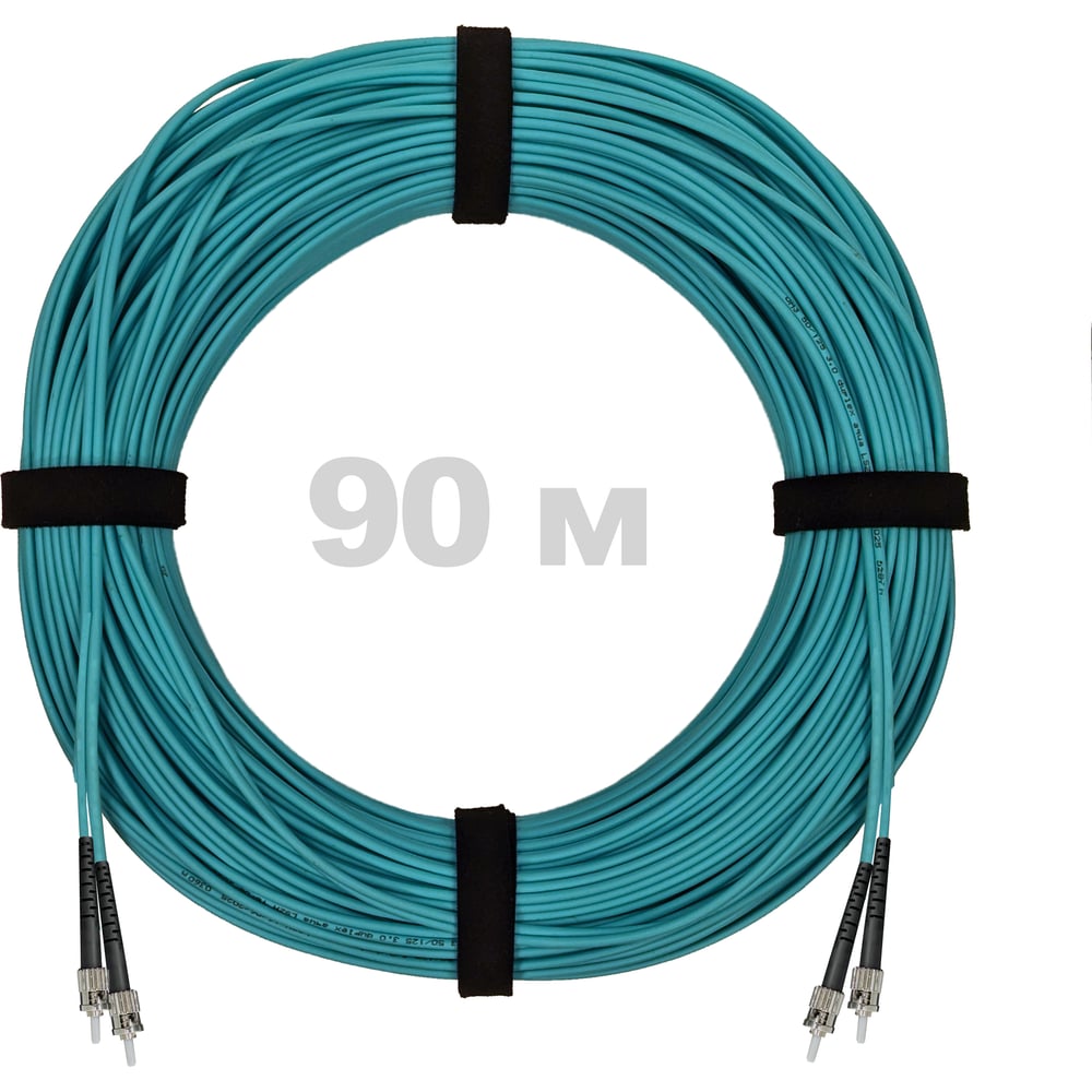 Изображение товара Оптический патч-корд ENGINOVA OM3 90м дуплекс ST-ST LSZH