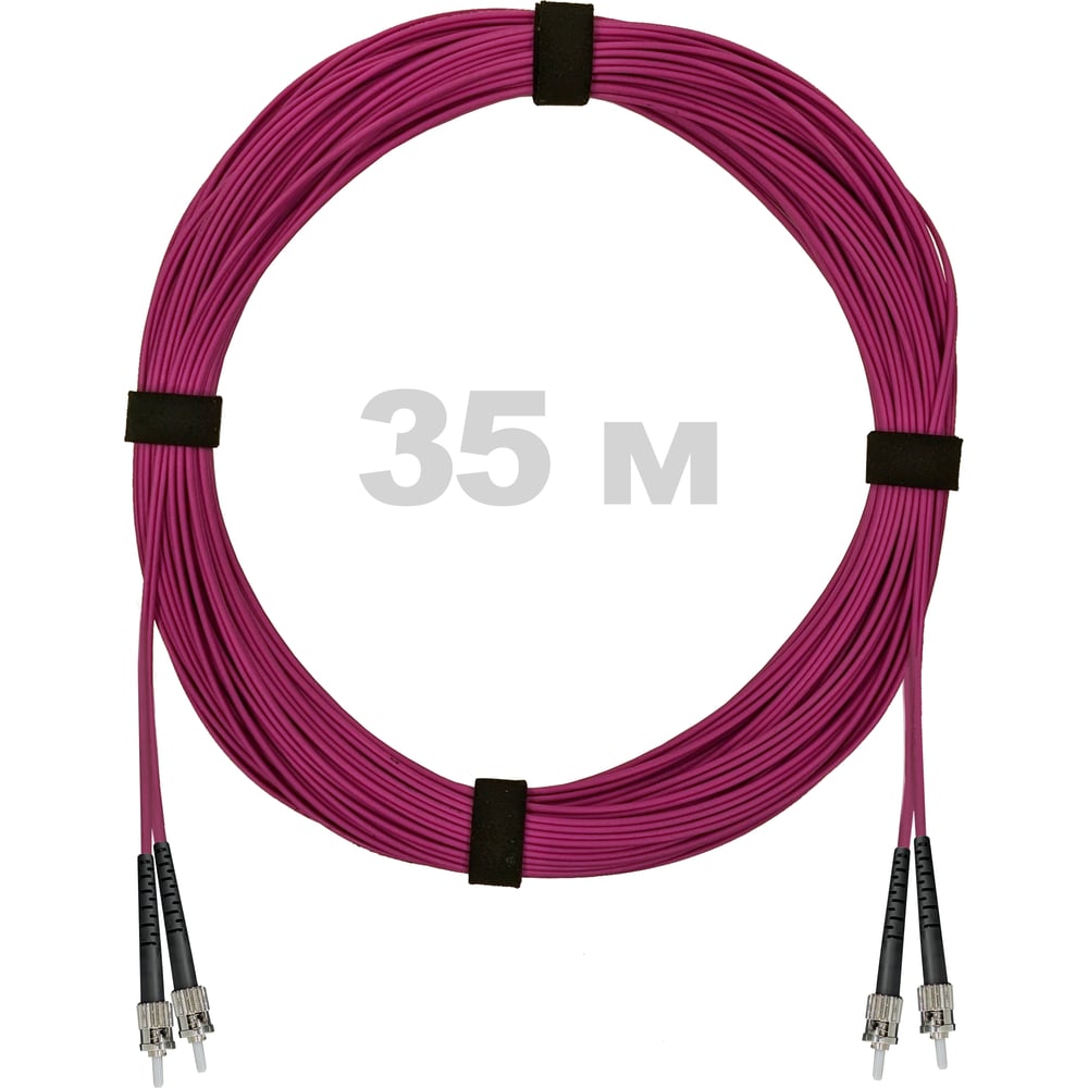 Изображение товара Оптический патч-корд ENGINOVA ST/PC-ST/PC OM4 35м LSZH двойной