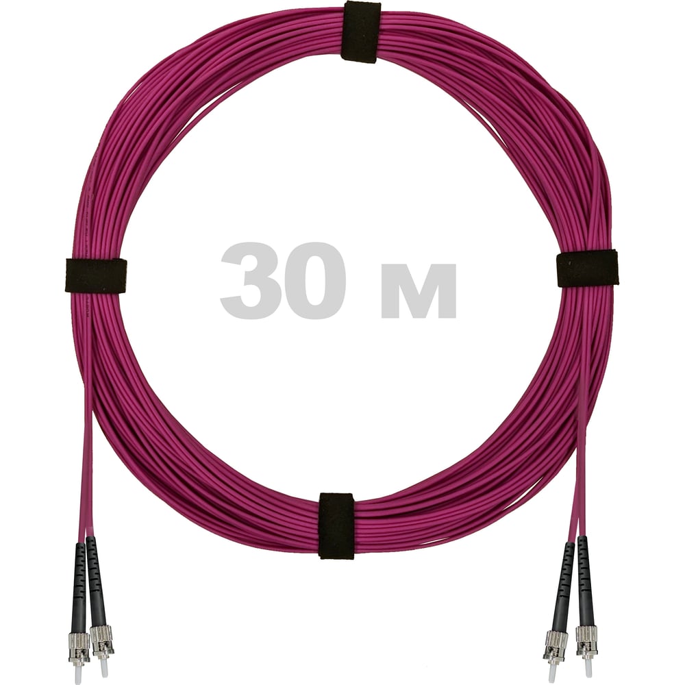 Изображение товара Оптический патч-корд ENGINOVA 30м MM OM4 ST-ST LSZH двойной