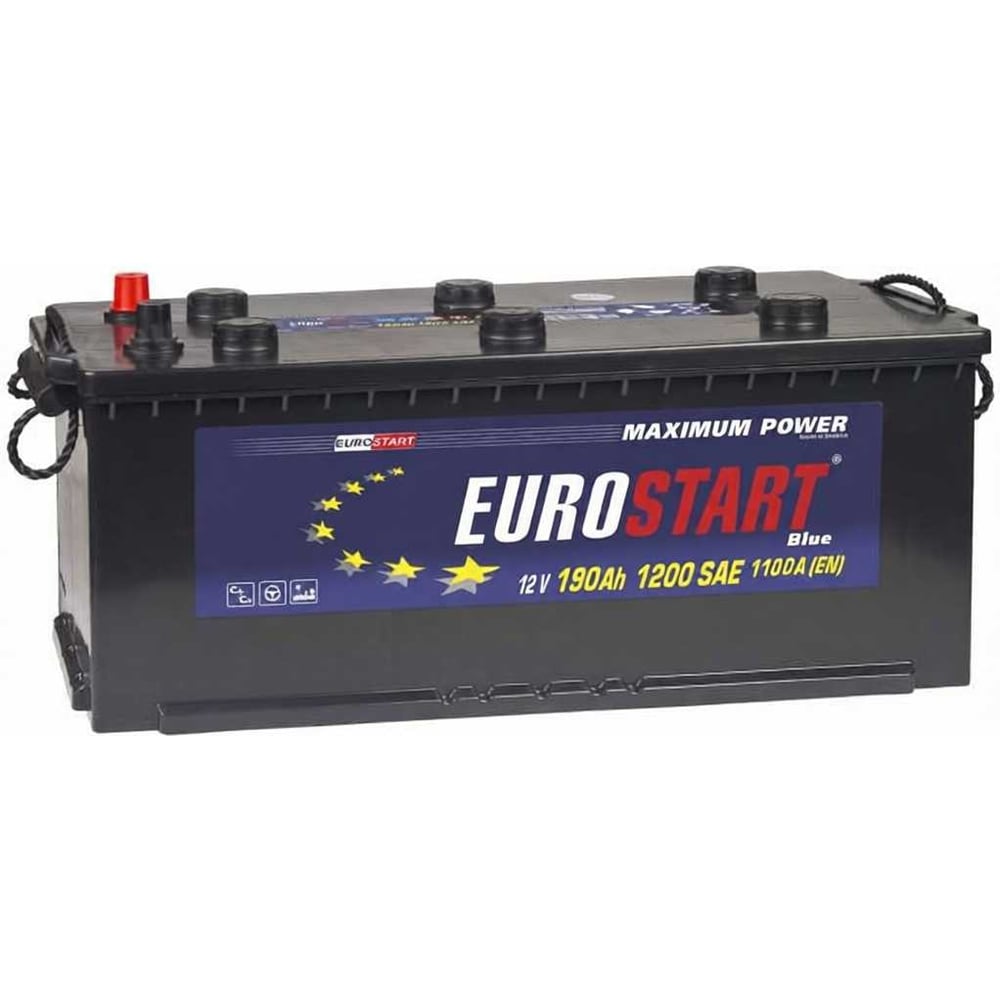 Изображение товара Аккумуляторная батарея EUROSTART Extra Power 190Ah L+ (без борта) EUT1903