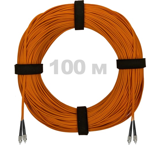 Изображение товара Патч-корд оптический ENGINOVA FC/UPC-FC/UPC MM (OM2) 2mm duplex LSZH, 100 м ENG-PC2.0-DX-2FCU-OM2-100m-LSZH-OR