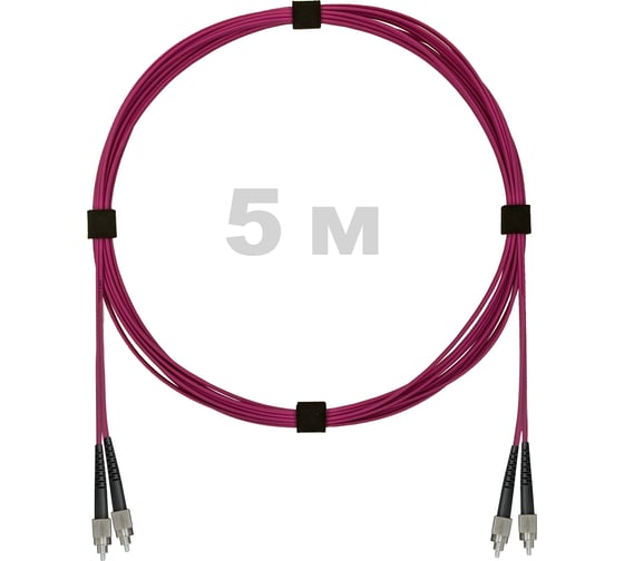 Изображение товара Патч-корд оптический ENGINOVA FC/UPC-FC/UPC MM (OM4) 2mm duplex LSZH, 5 м ENG-PC2.0-DX-2FCU-OM4-5m-LSZH-MG
