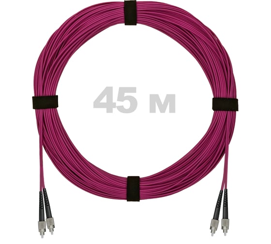 Изображение товара Патч-корд оптический ENGINOVA FC/UPC-FC/UPC MM (OM4) 2mm duplex LSZH, 45 м ENG-PC2.0-DX-2FCU-OM4-45m-LSZH-MG