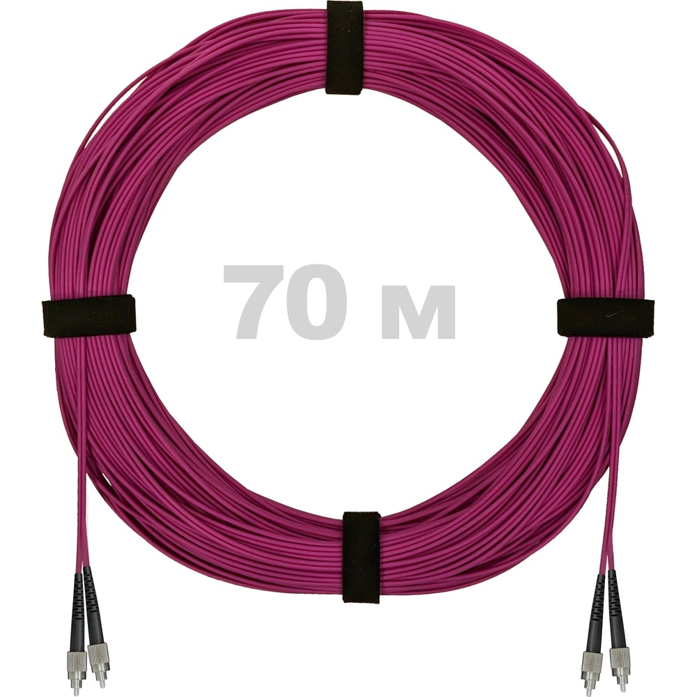 Изображение товара Оптический патч-корд ENGINOVA FC/UPC-FC/UPC OM4 дуплекс 70 м LSZH Изображение товара Оптический патч-корд ENGINOVA FC/UPC-FC/UPC OM4 дуплекс 70 м LSZH