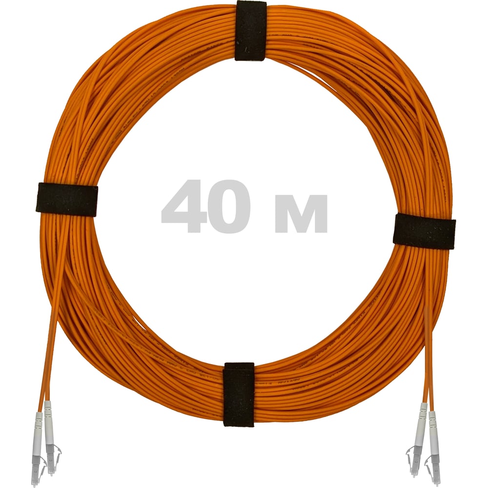 Изображение товара Патч-корд оптический ENGINOVA LC/UPC-LC/UPC MM OM2 40м дуплекс LSZH