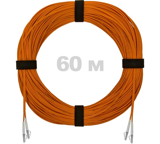 Изображение товара Патч-корд оптический ENGINOVA LC/UPC-LC/UPC MM (OM2) 2mm duplex LSZH, 60 м ENG-PC2.0-DX-2LCU-OM2-60m-LSZH-OR