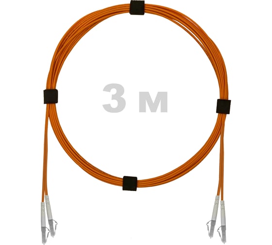 Изображение товара Патч-корд оптический ENGINOVA LC/UPC-LC/UPC MM (OM2) 2mm duplex LSZH, 3 м ENG-PC2.0-DX-2LCU-OM2-3m-LSZH-OR