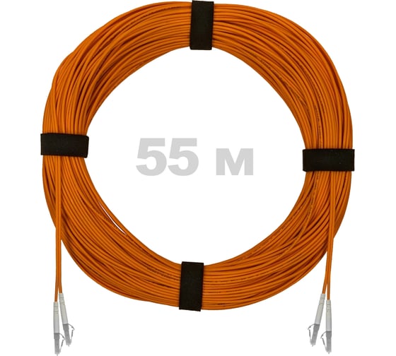 Изображение товара Патч-корд оптический ENGINOVA LC/UPC-LC/UPC MM (OM2) 2mm duplex LSZH, 55 м ENG-PC2.0-DX-2LCU-OM2-55m-LSZH-OR