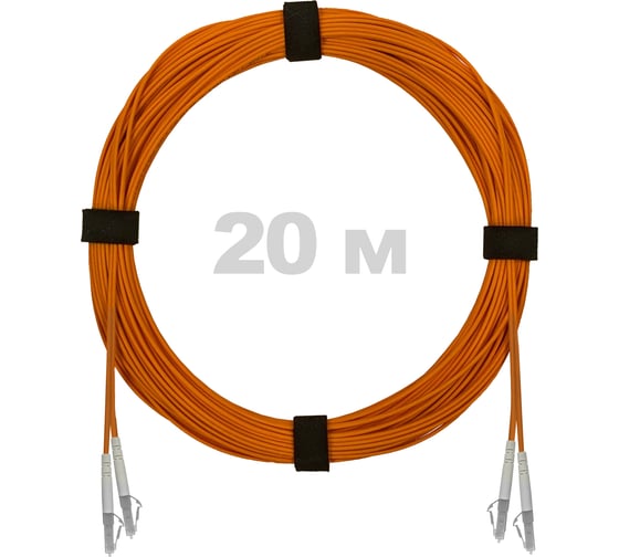 Изображение товара Патч-корд оптический ENGINOVA LC/UPC-LC/UPC MM (OM2) 2mm duplex LSZH, 20 м ENG-PC2.0-DX-2LCU-OM2-20m-LSZH-OR