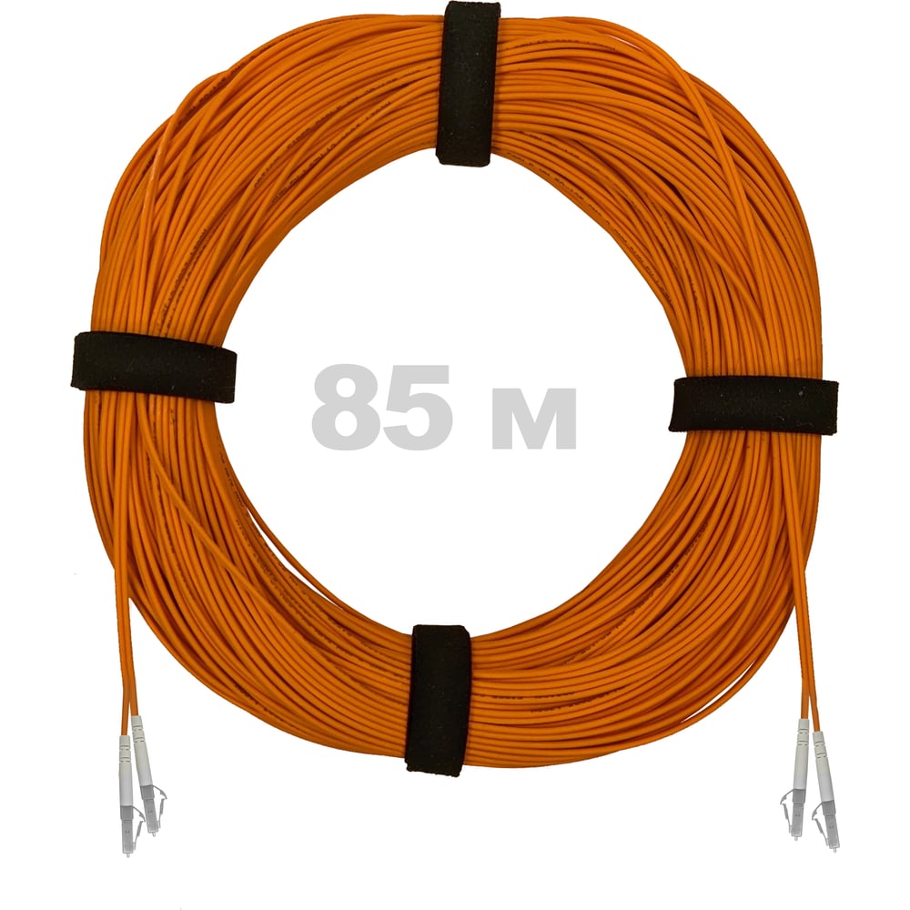 Патч-корд оптический ENGINOVA LC/UPC-LC/UPC MM (OM2) 2mm duplex LSZH, 85 м ENG-PC2.0-DX-2LCU-OM2-85m-LSZH-OR