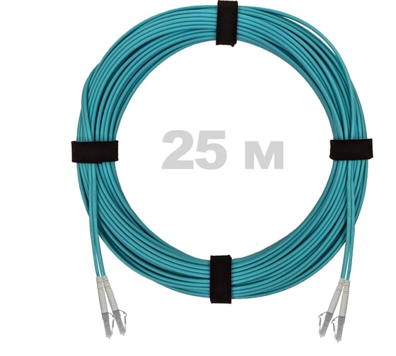 Изображение товара Патч-корд оптический ENGINOVA LC/UPC-LC/UPC MM (OM3) 2mm duplex LSZH, 25 м ENG-PC2.0-DX-2LCU-OM3-25m-LSZH-AQ