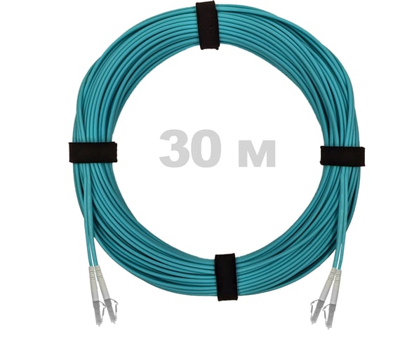 Изображение товара Патч-корд оптический ENGINOVA LC/UPC-LC/UPC MM (OM3) 2mm duplex LSZH, 30 м ENG-PC2.0-DX-2LCU-OM3-30m-LSZH-AQ